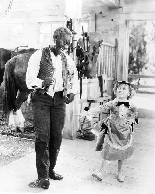 SHIRLEY TEMPLE and BILL ROBINSON in THE LITTLE COLONEL (1935), directed by DAVID BUTLER.