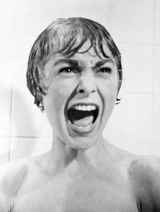 JANET LEIGH in PSYCHO (1960), directed by ALFRED HITCHCOCK.