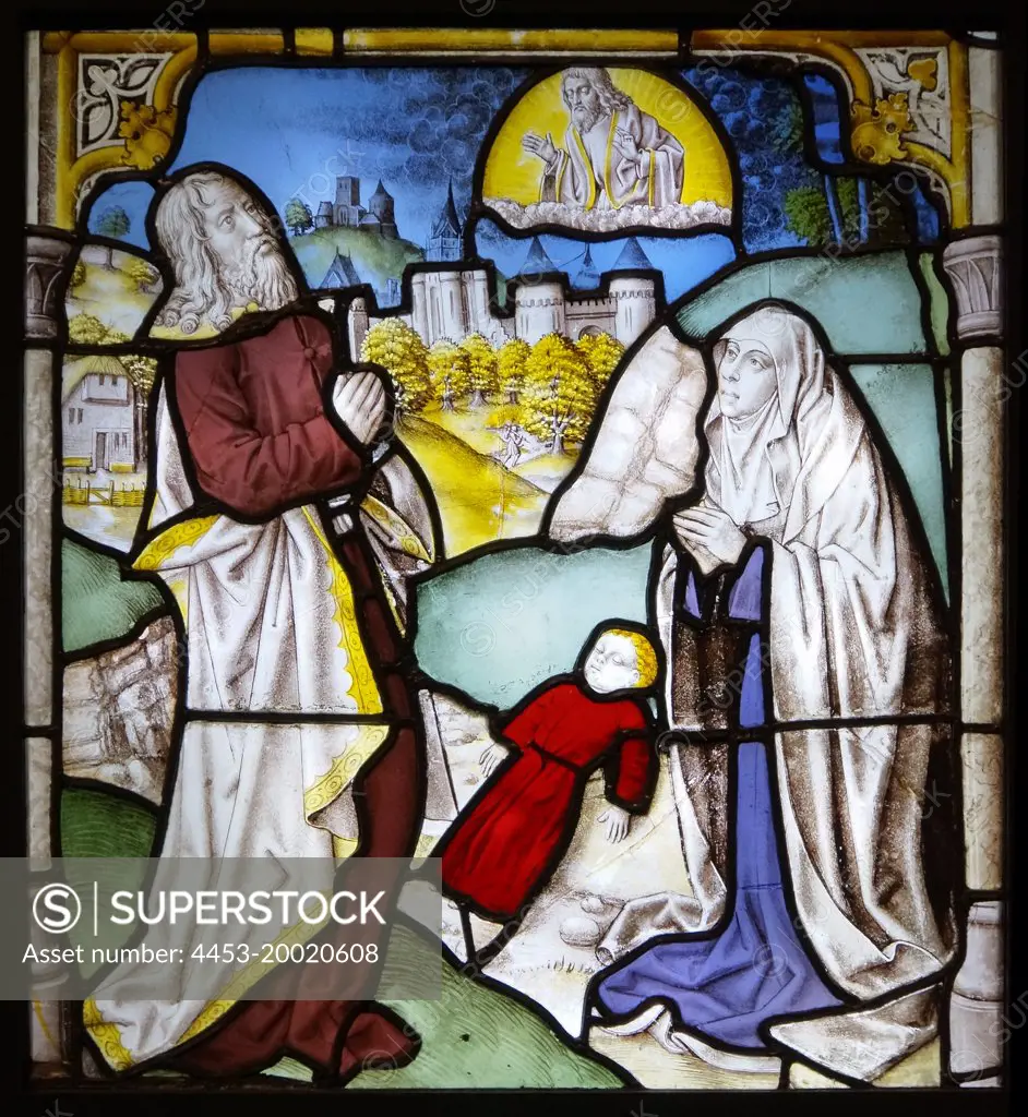 Stained glass by Elijah Raising or Gerhard Remisch; Germany; Lower Rhine; circa1522 - 26 