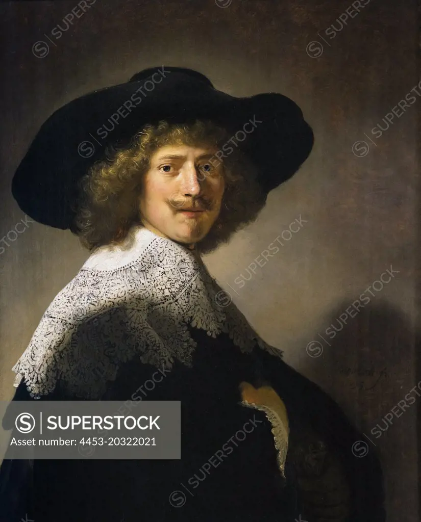 Portrait of Anthonie Coopal; 1635 Oil on mahogany panel Rembrandt van Rijn Dutch; 1606-1669