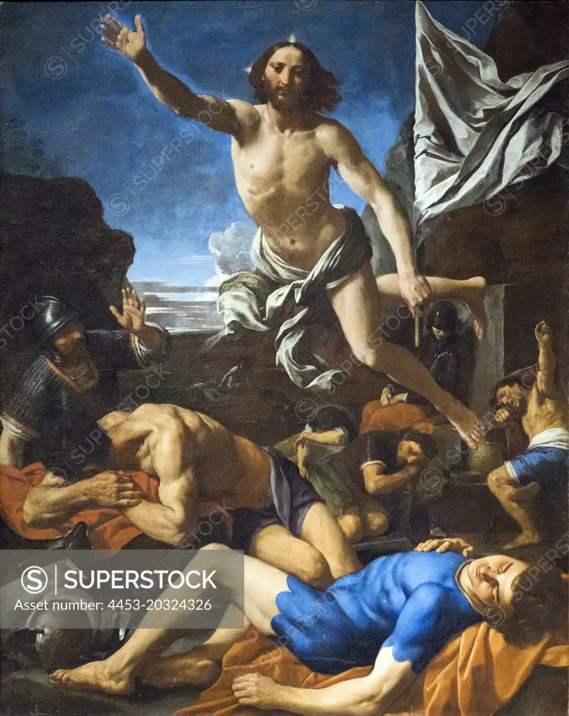 The Risen Christ; 1644-48 Oil on canvas Simone Cantarini Italian (active in Pesaro and Bologna); 1612-1648