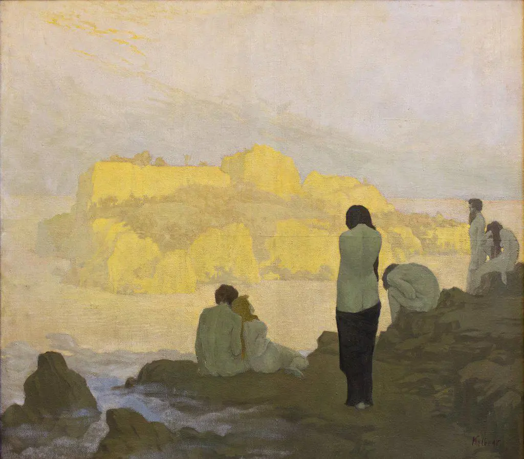 Die Goldene Insel 1898 The Golden Isle. (Georg Kolbe; Waldheim/Sachsen 1877-1947 Berlin)