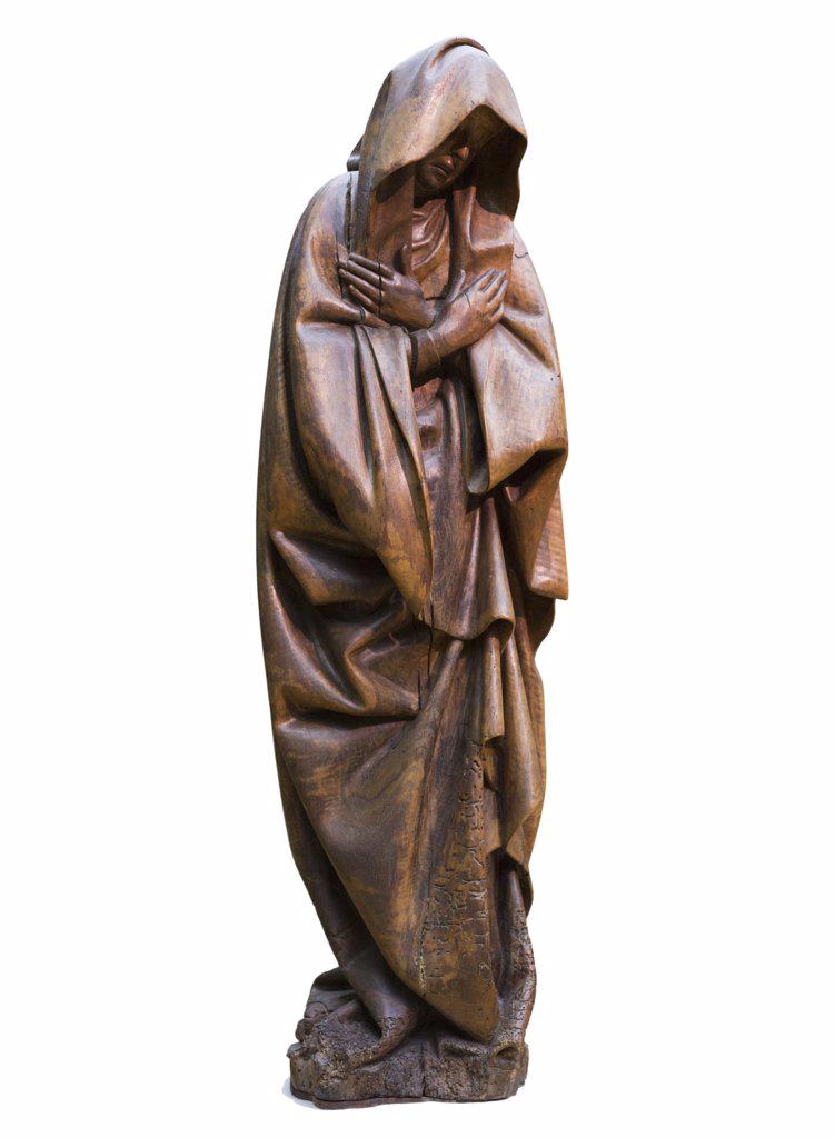 Mourning Virgin from a Crucifixion. about 1420/30