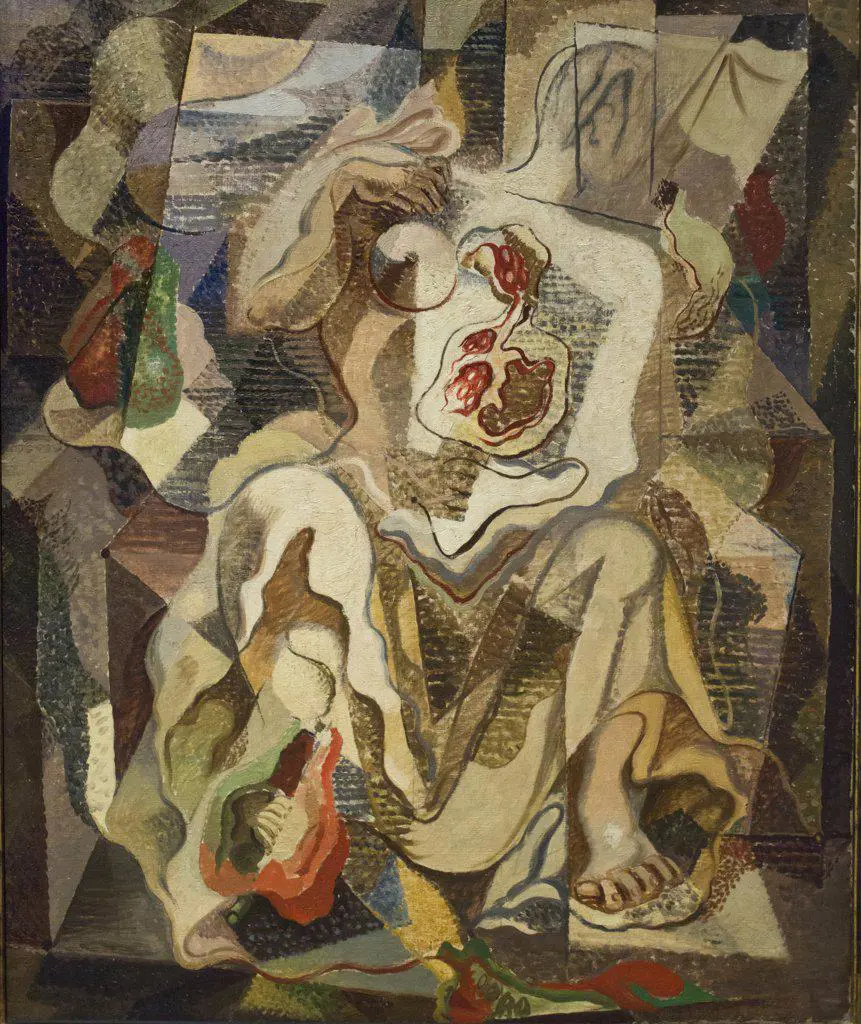  Woman. (Andre Masson; Balagny-sur-Therain 1896-1987 Paris; 1925; oil on canvas)