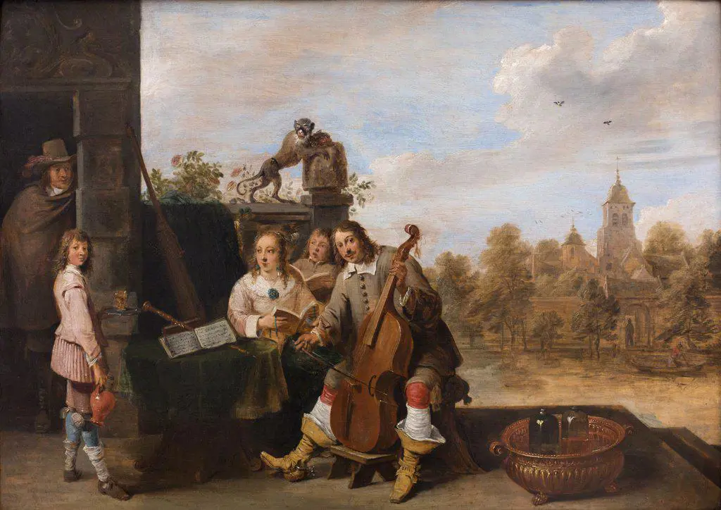 The Artist and His family. 1645/46. (David Teniers d. J.; 1610 Antwerp 1690 Brussel)