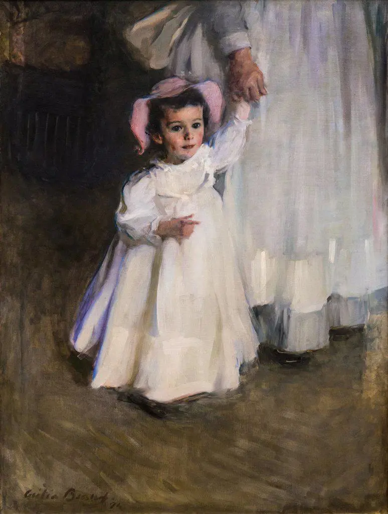 Ernesta (Child with Nurse) 1894 Oil on canvas Cecilia Beaux American 1855-1942