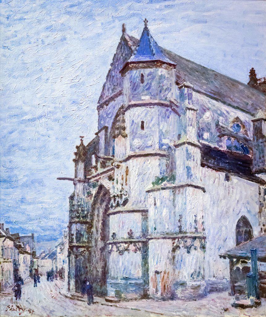 Church at Moret after the Rain; 1894 Oil on canvas Alfred Sisley; French; 1839 - 99