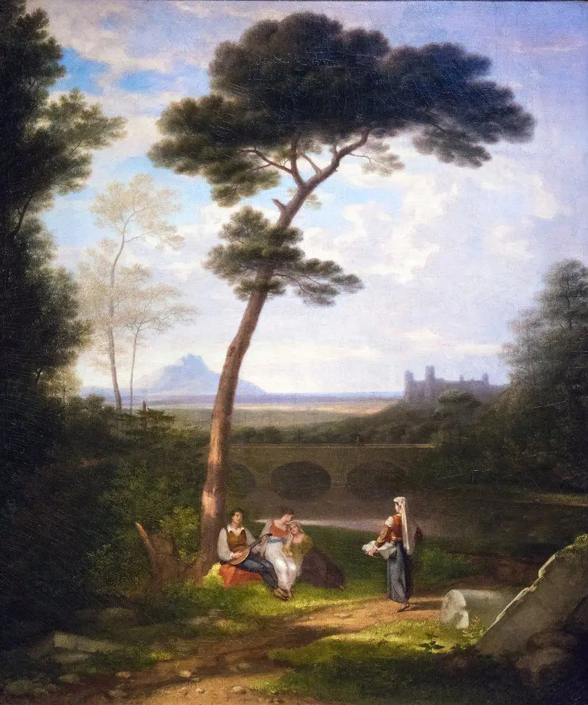 Italian Landscape; about 1828 - 30 Oil on canvas Washington Allston; American; 1779 - 1843