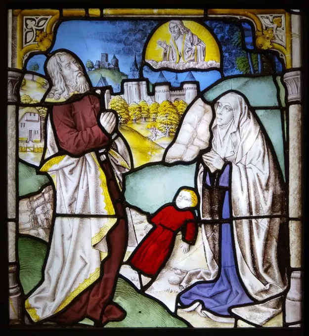 Stained glass by Elijah Raising or Gerhard Remisch; Germany; Lower Rhine; circa1522 - 26 