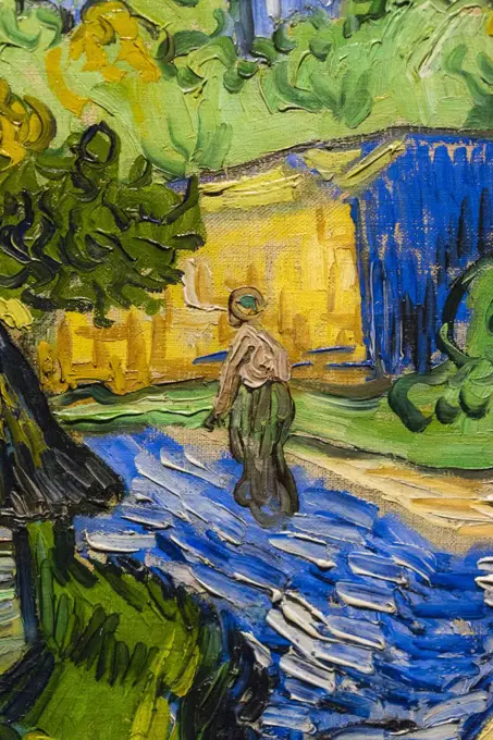 Detail of Houses at Auvers; 1890 Oil on canvas Vincent van Gogh Dutch worked in France; 1853-1890