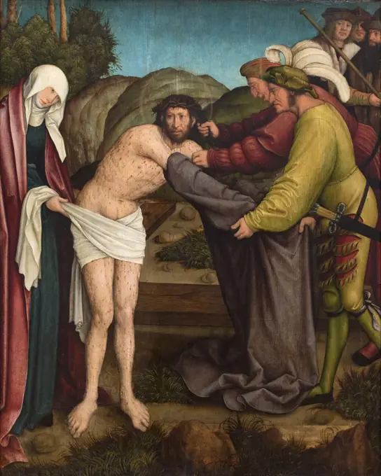 The Undressing of Christ. 1520. (Bernhard Strigel; around 1460 -1528)