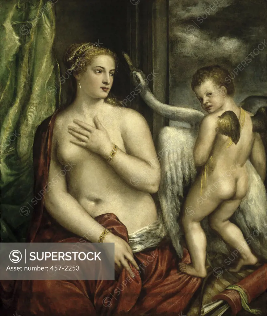 Leda and the Swan Titian (c.1485-1576/Italian) Oil on canvas Pinacoteca Sabauda, Torino, Italy
