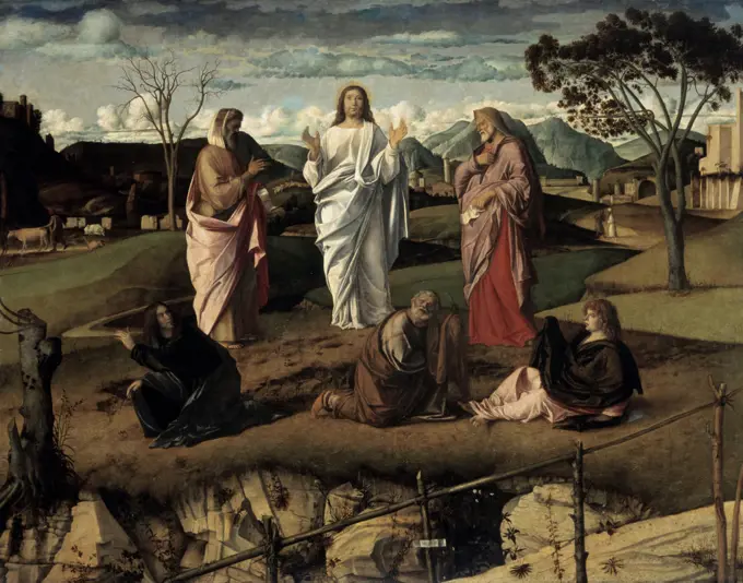 Transfiguration  Giovanni Bellini (c. 1430-1516/Italian)  Capodimonte Gallery, Naples 
