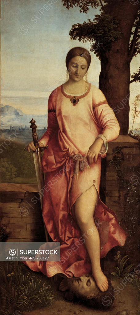 Stock Photo: 463-283129 Giorgione / Judith / Paint./ c.1503/04