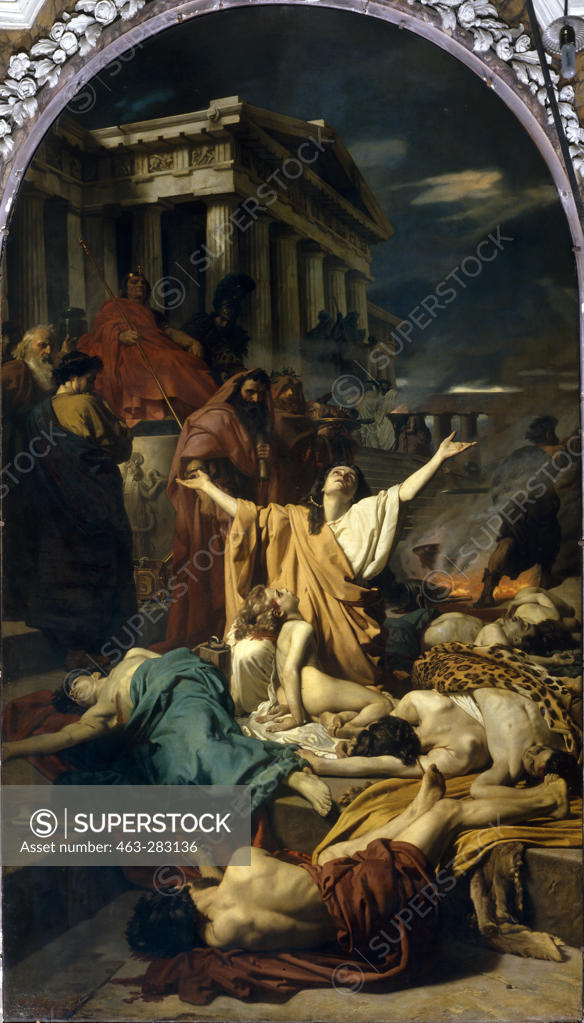 Stock Photo: 463-283136 A.Ciseri / Martyrdom of Seven Maccabees