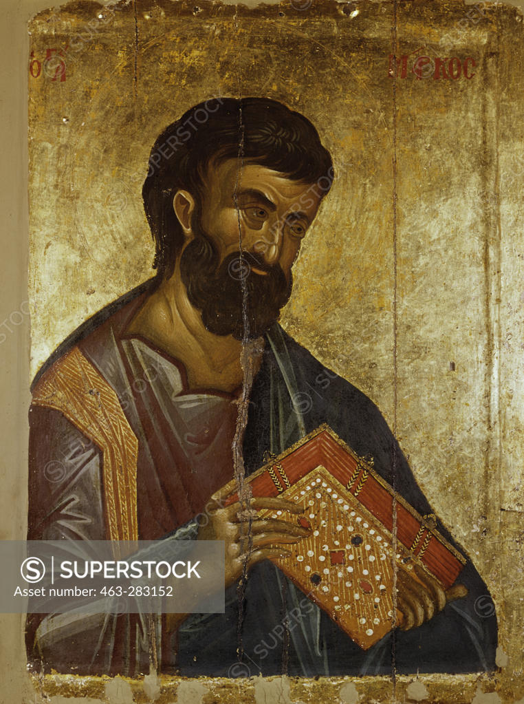 Stock Photo: 463-283152 The Apostle Mark / Icon / 14th century
