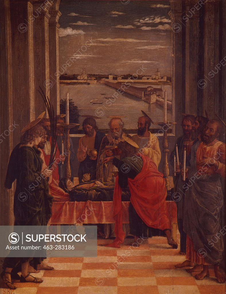 Stock Photo: 463-283186 Death of Mary / Mantegna / c.1461/63
