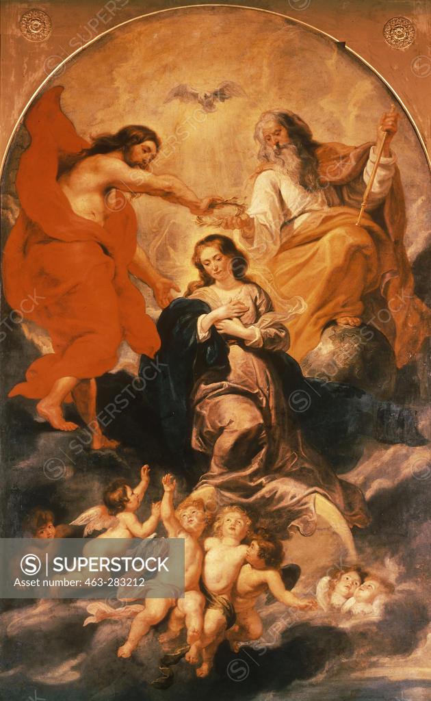 Stock Photo: 463-283212 Coronation of Mary / Rubens / c.1625