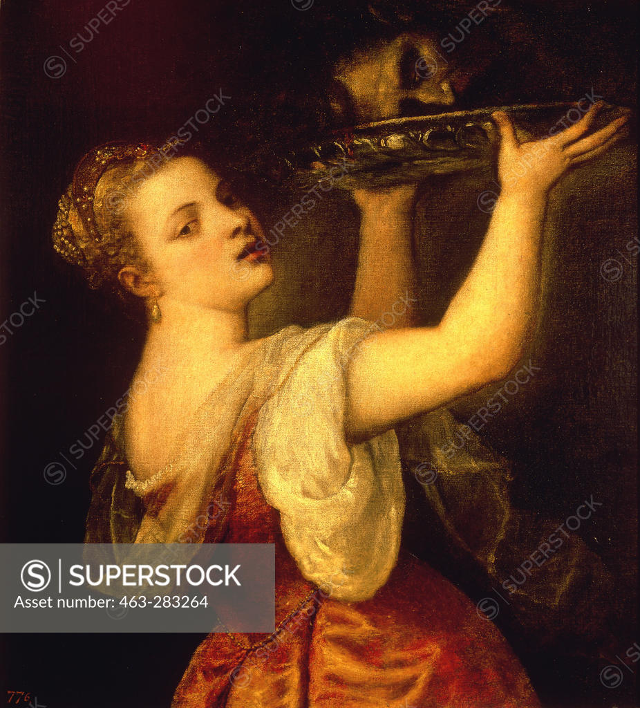Stock Photo: 463-283264 Titian / Salome with raised Platter