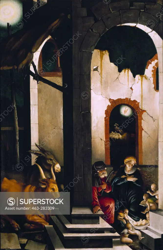 Nativity / Paint.by Baldung / 1520