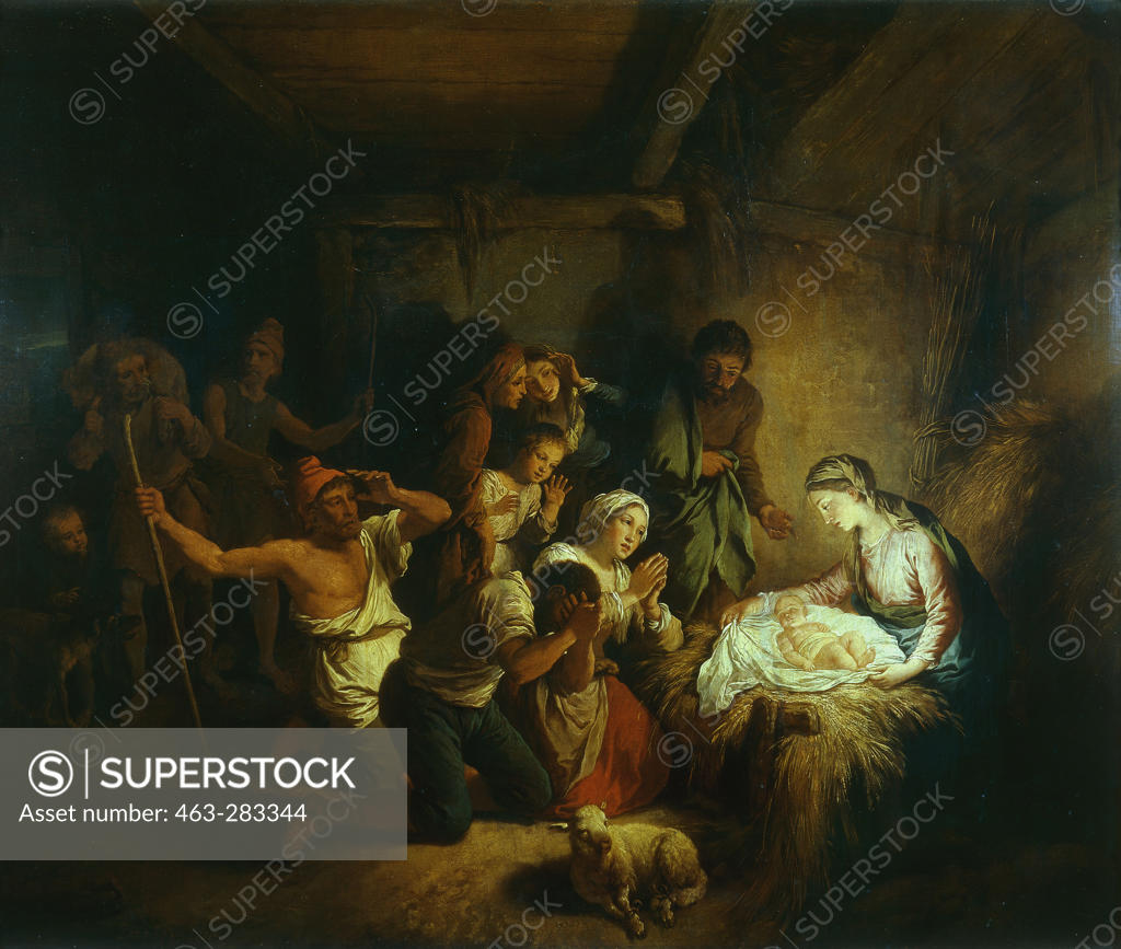 Stock Photo: 463-283344 G.M.Crespi / Adoration of the Shepherds