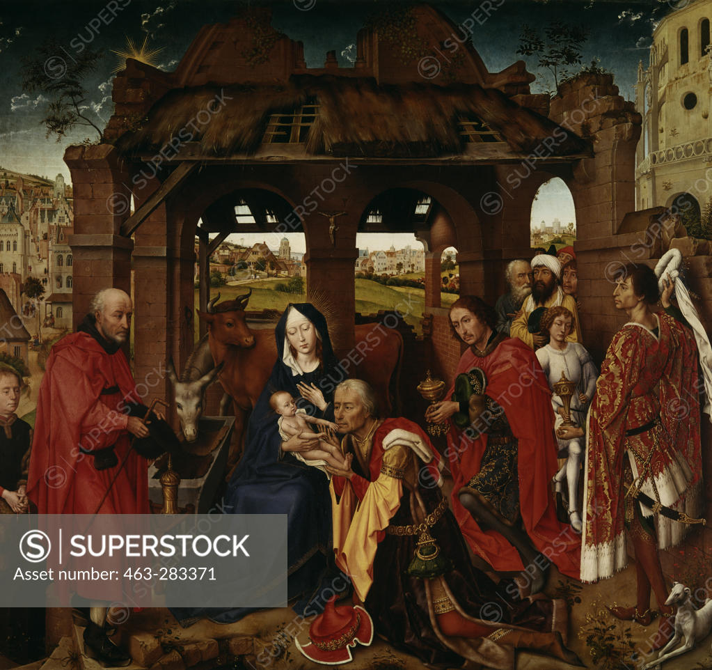 Stock Photo: 463-283371 Rogier van der Weyden, Adoration of Magi