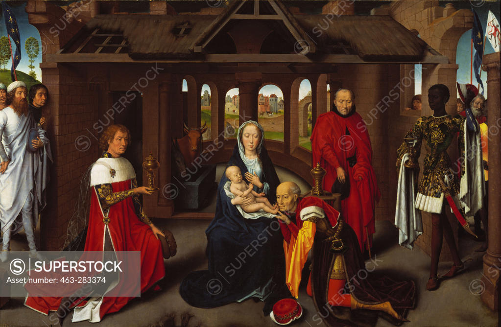 Stock Photo: 463-283374 Memling / Adoration of the Kings