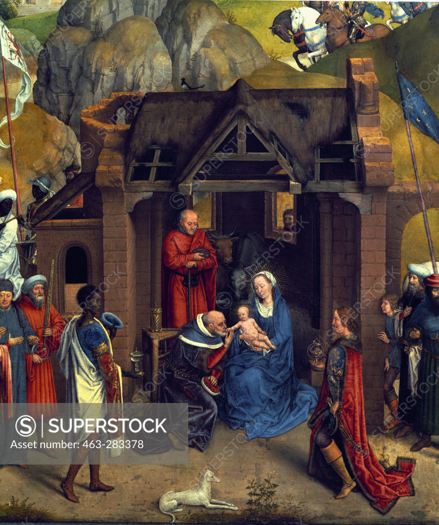 Stock Photo: 463-283378 Memling / Adoration of the Kings