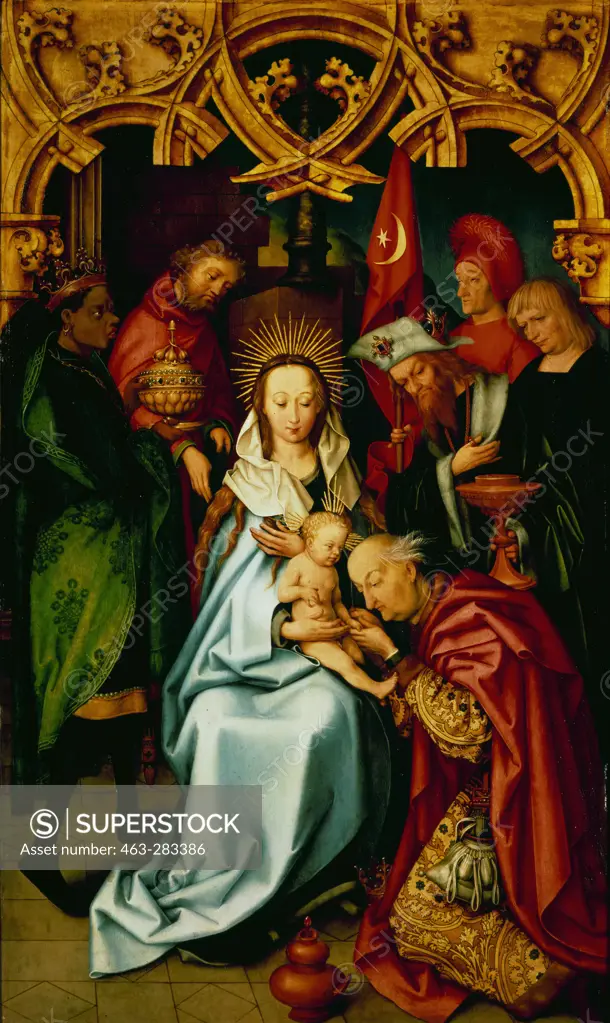 Adoration of the Kings / Holbein / 1502