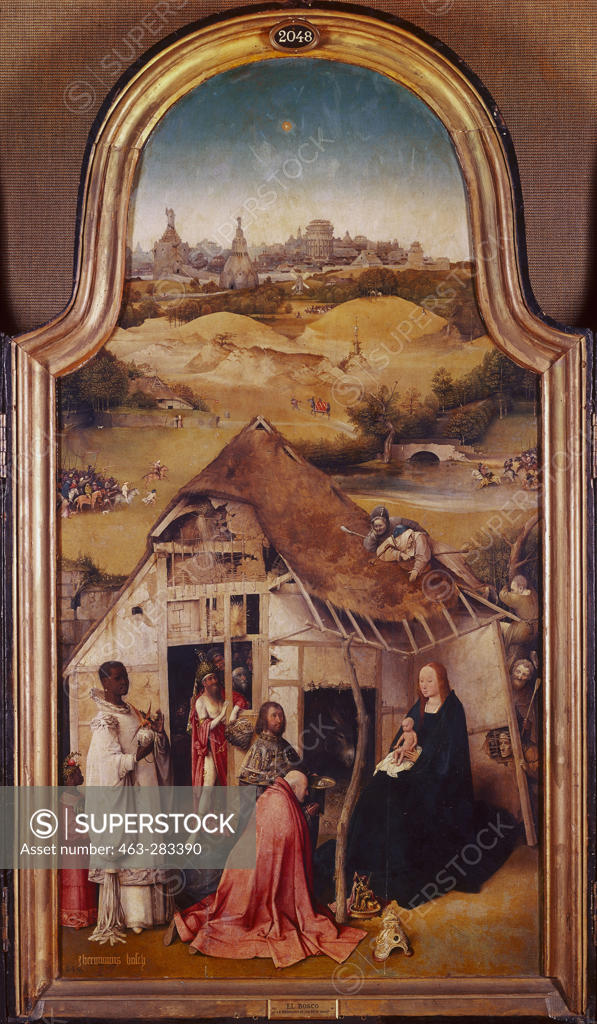 Stock Photo: 463-283390 Hieronymus Bosch / Adoration of the King