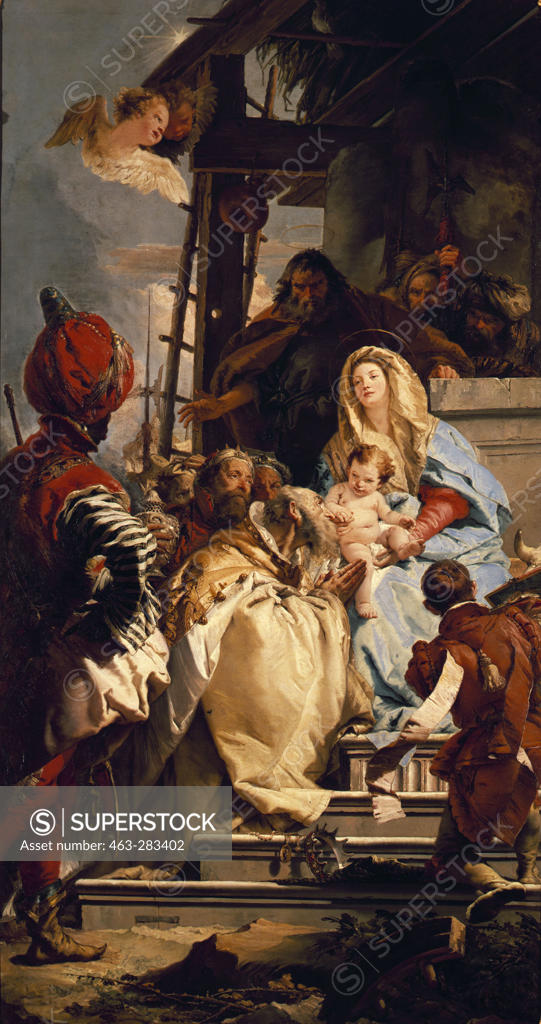 Stock Photo: 463-283402 G. B. Tiepolo / Adoration of the Kings