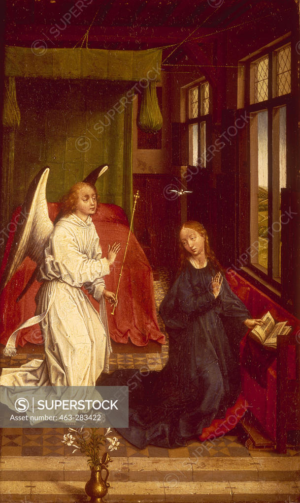 Stock Photo: 463-283422 R. van der Weyden / Annunciation