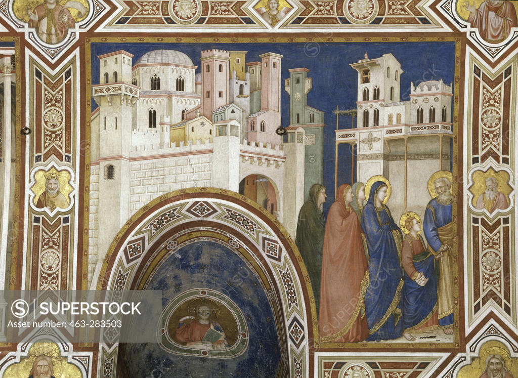 Stock Photo: 463-283503 Giotto / Jesus returning to Nazareth