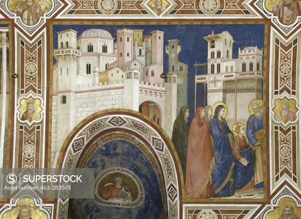 Giotto / Jesus returning to Nazareth