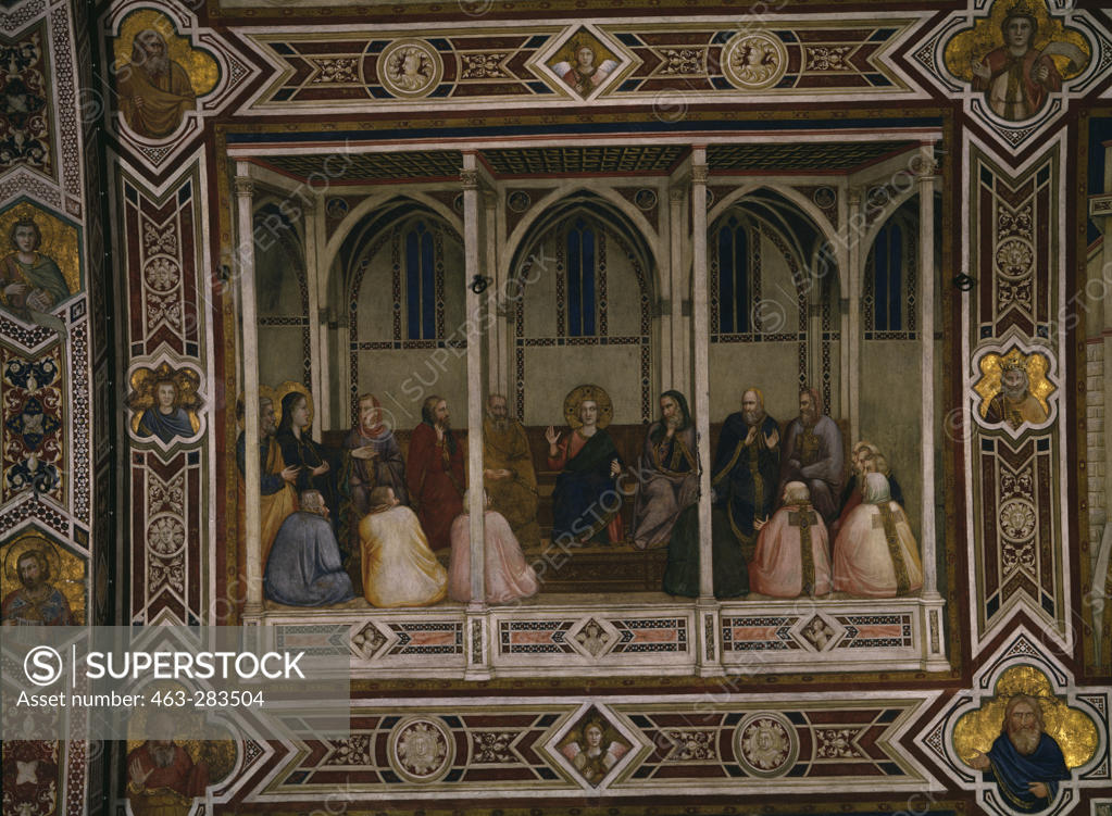 Stock Photo: 463-283504 Giotto / 12-year-old Jesus ... / Assisi