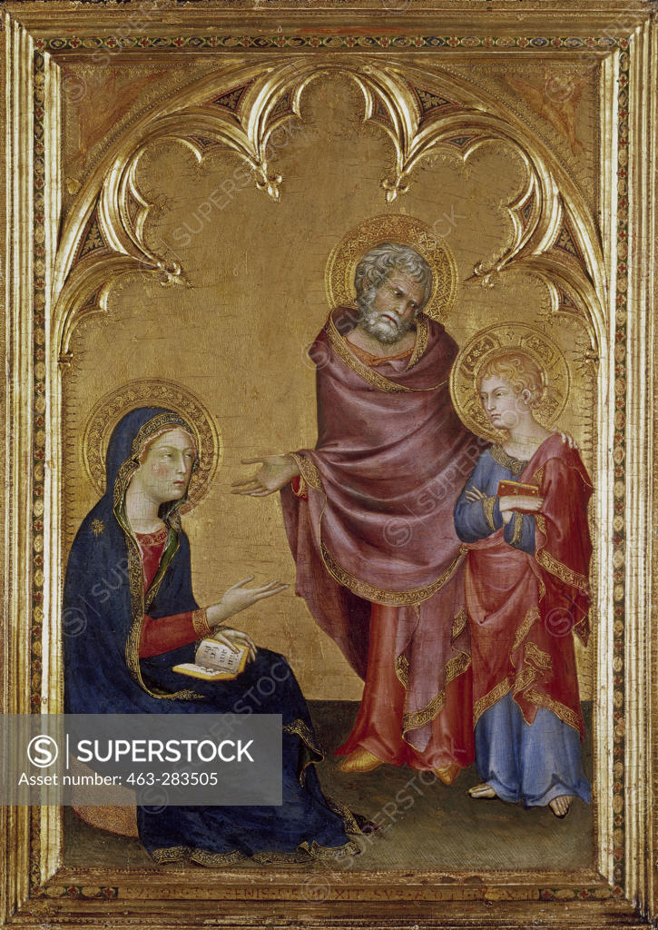 Stock Photo: 463-283505 Simone Martini / Jesus in the Temple