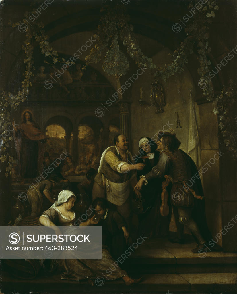 Stock Photo: 463-283524 Jan Steen, The Wedding at Cana