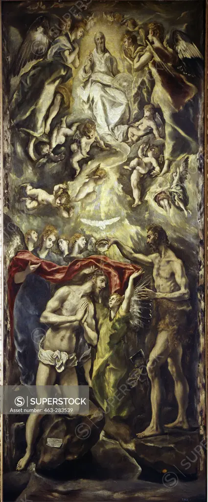 El Greco / Baptism of Christ / 1596