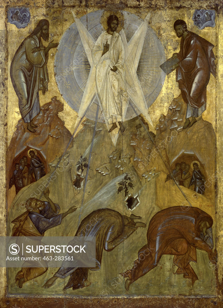 Stock Photo: 463-283561 Transfiguration / Theophanes the Greek