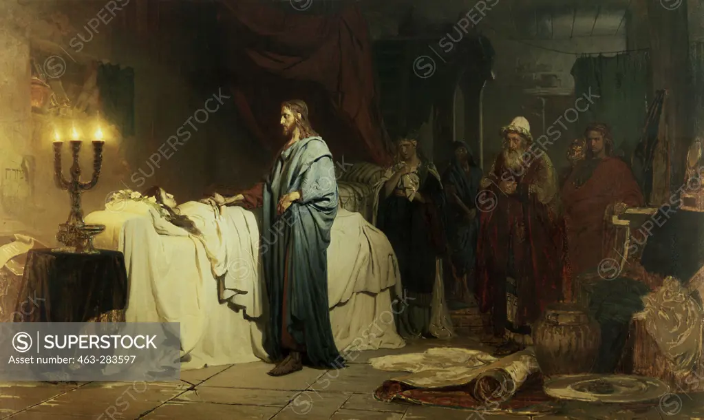 Repin, Resurrection of Jairus' Daughter