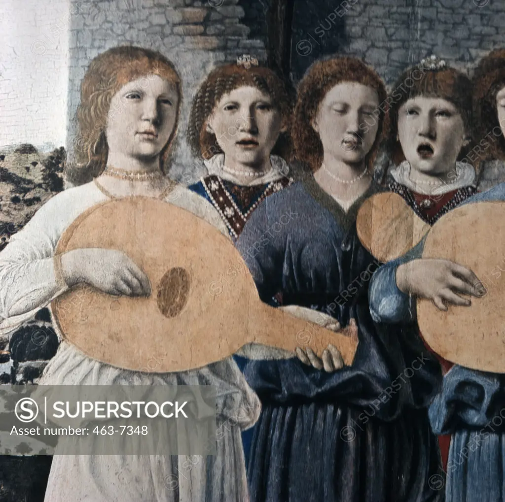 Musical Angels by Piero Della Francesca,  1410/20-1492