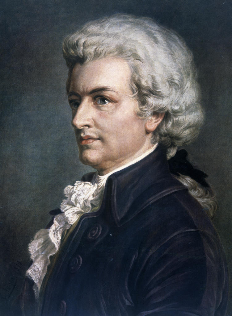 Wolfgang Amadeus Mozart  1870 Carl Jager (1833- 1887 German)
