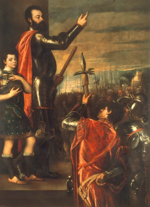 Alfonso d'Avalos address;Titian
