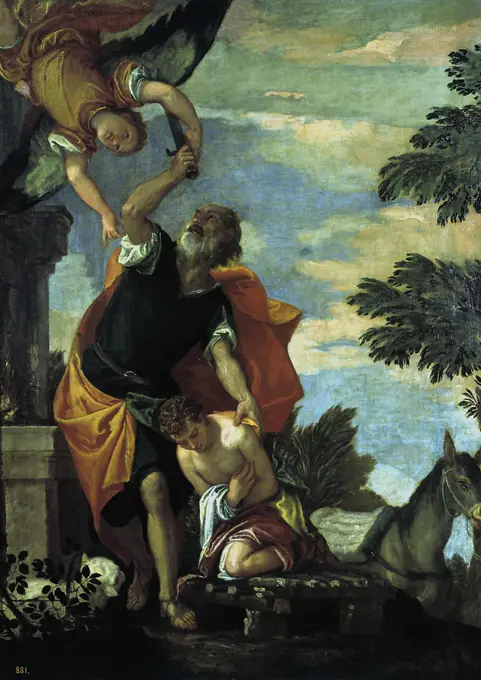Paolo Veronese / Abraham sacrificing Isa