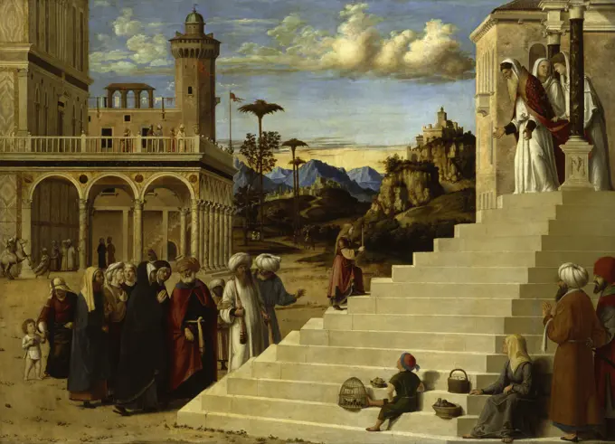 Mary in the Temple / Cima da... / c.1500