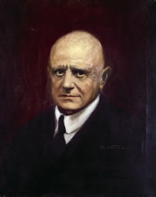 Portrait of Jan Sibelius by Andreas Mitterfellner,  1912-1972 German,  1943,  20th century