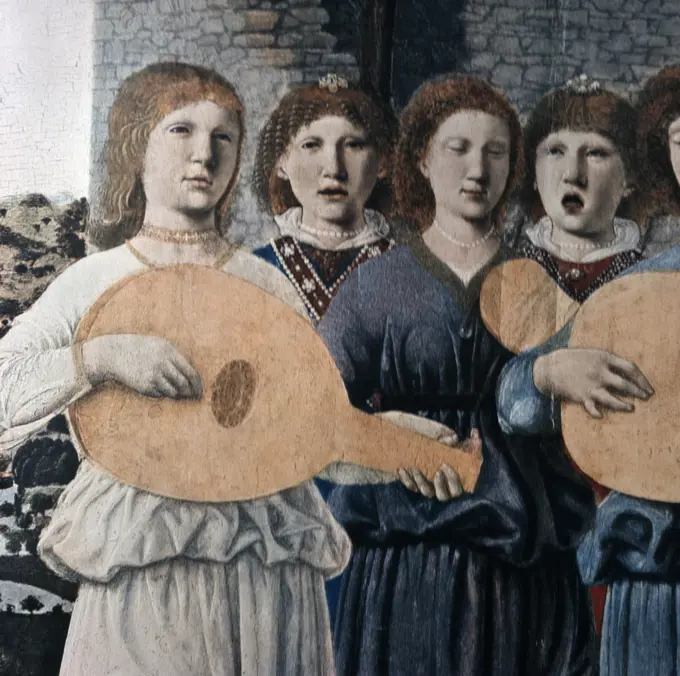 Musical Angels by Piero Della Francesca,  1410/20-1492