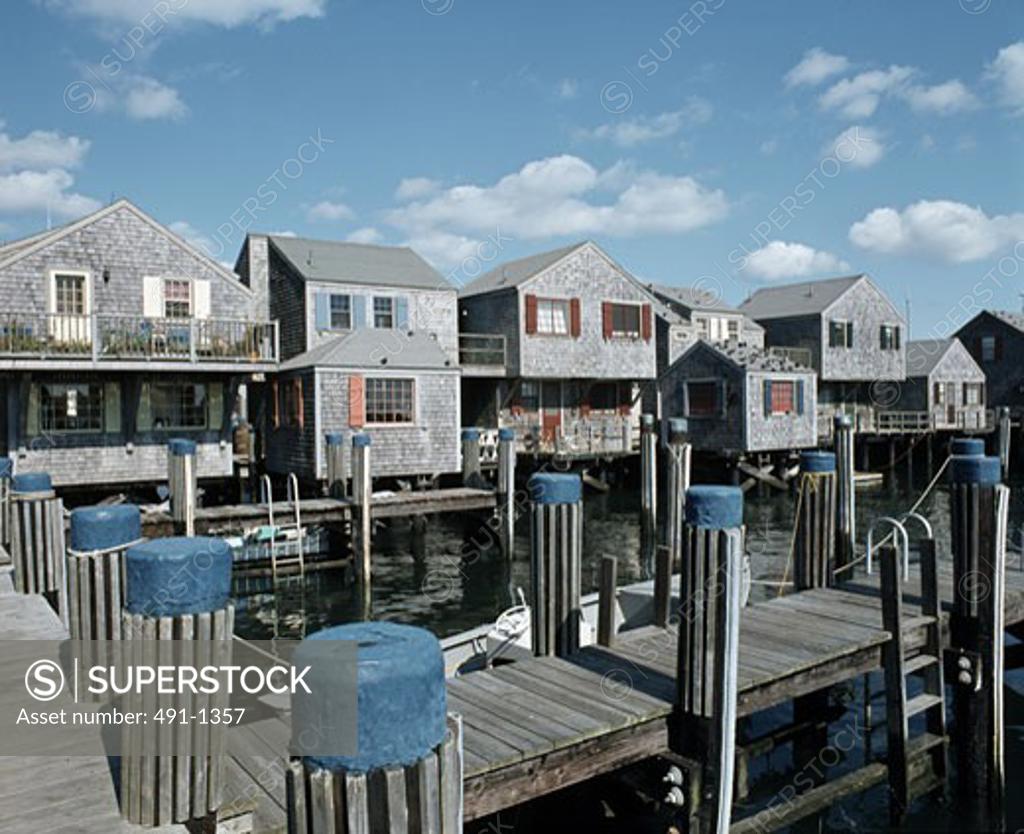 Stock Photo: 491-1357 USA, Massachusetts, Nantucket, harbor