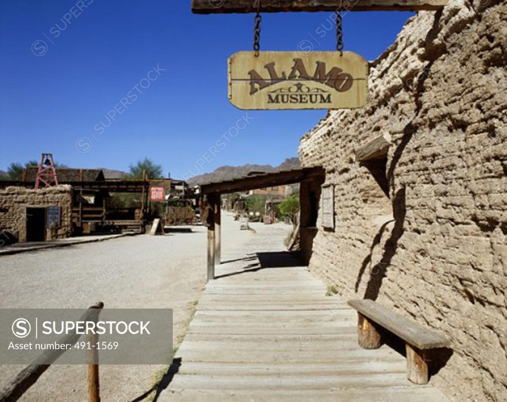 Stock Photo: 491-1569 Tombstone Arizona USA