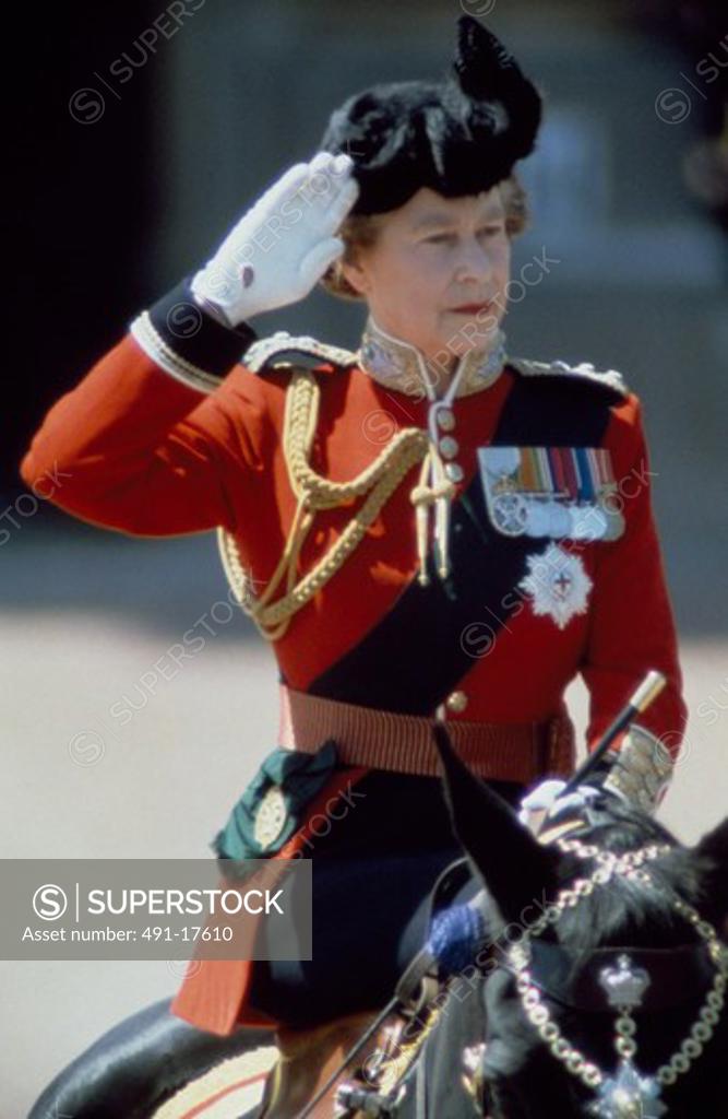 Stock Photo: 491-17610 Queen Elizabeth II, 1986